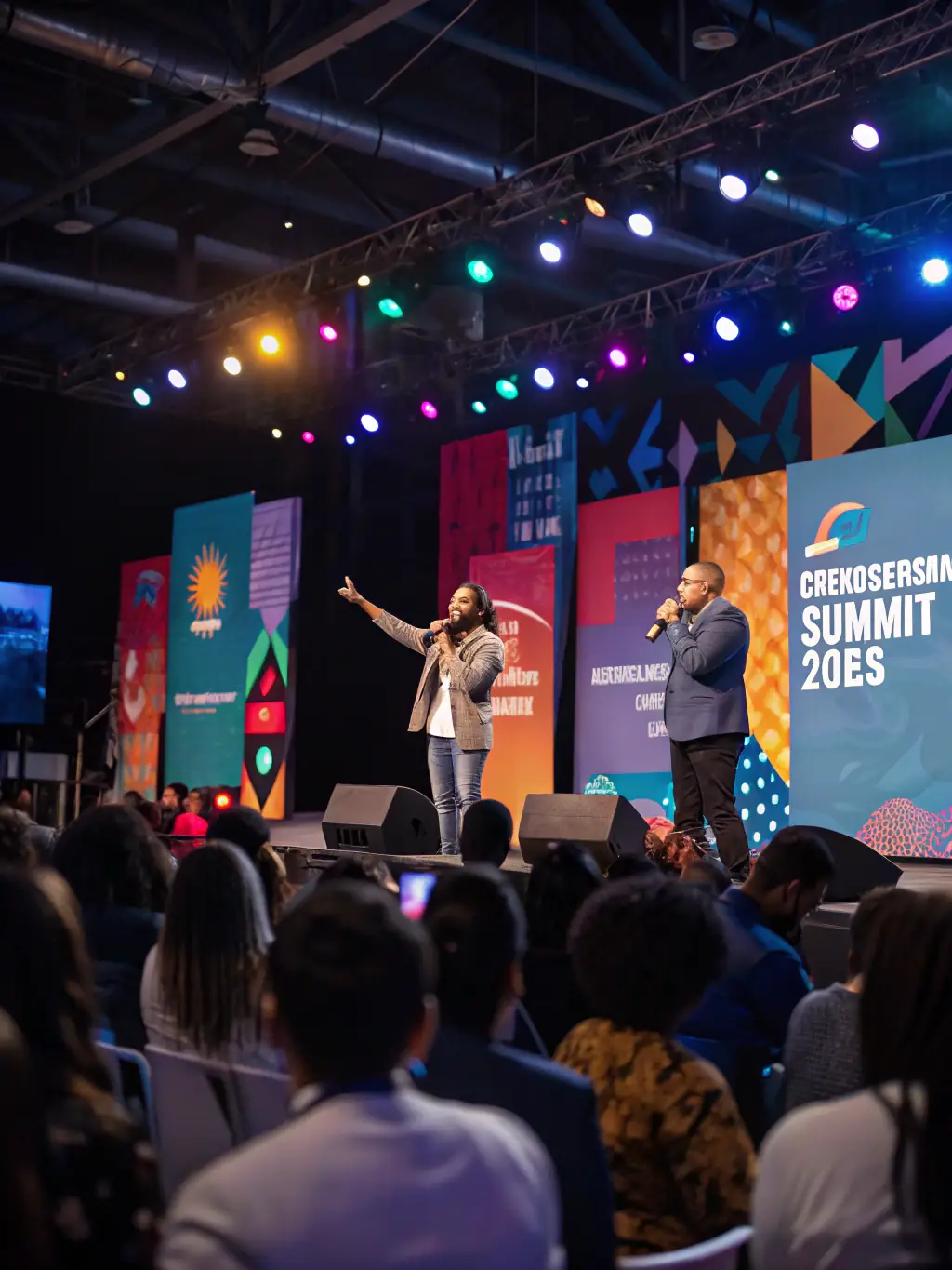 An engaging photo of a panel discussion at the Cape Town Entrepreneurship Summit, featuring prominent South African business leaders.